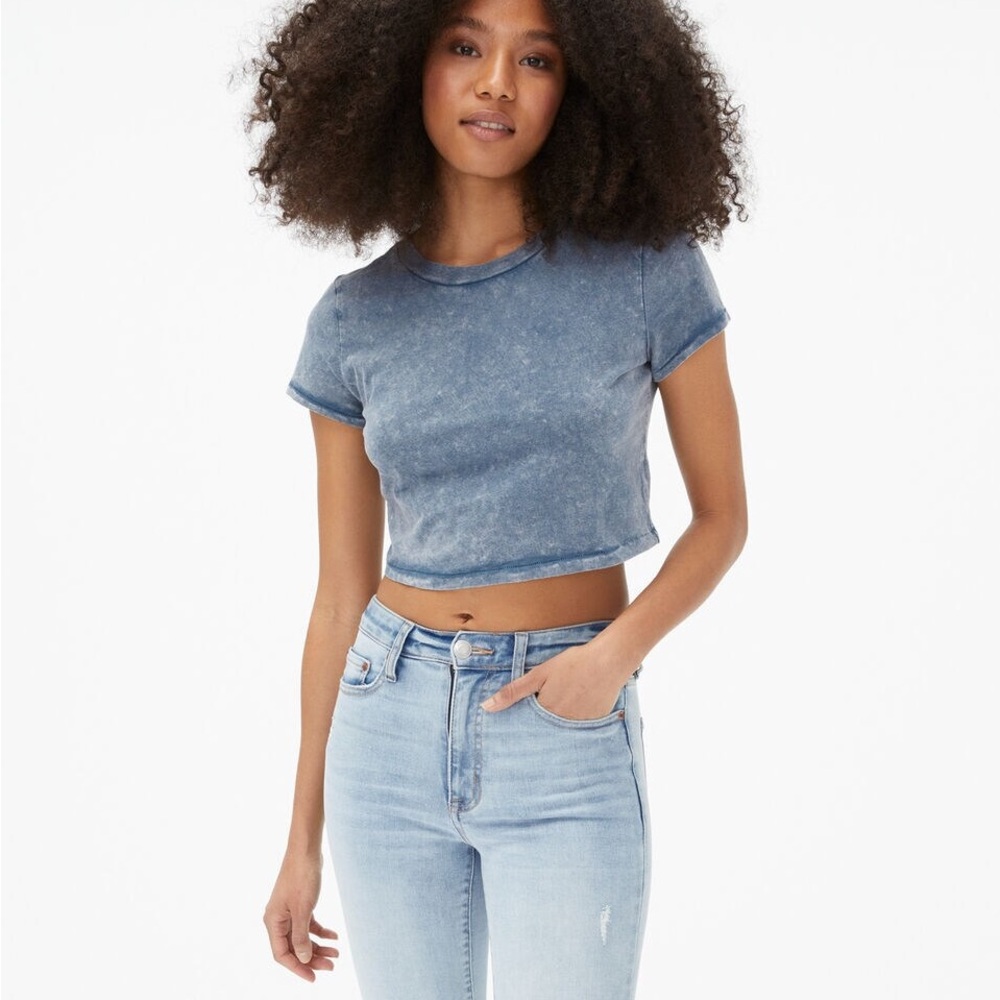 Aeropostale Blue Crop Top